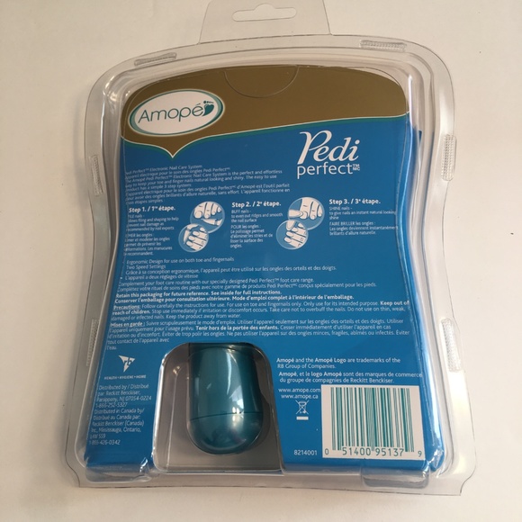 Amope Pedi Electronic Nail File Care System NWT - Picture 2 of 2